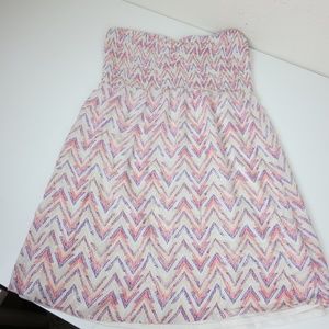Volcom CHEVRON PRINT multicolor dress beach bikini